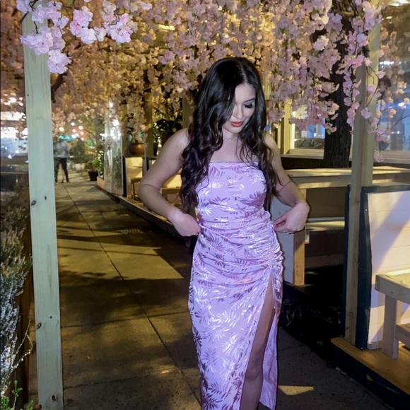 SAYLOR Gardenia Midi Dress in Amethyst | REVOLVE - Picture 6 of 7